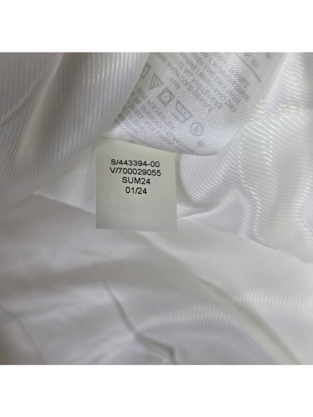 Banana Republic Suit Vest Women 6 Small White Linen Long Tailored Office Summer - Picture 11 of 12